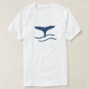 Search for whales mens tshirts Blue
