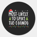 Search for eggnog stickers Xmas