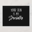 Search for skin postcards Aesthetician