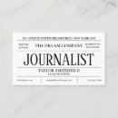 Search for newspaper business cards Vintage