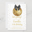Search for disco ball birthday invitations Gold