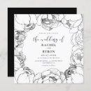 Search for white peony wedding invitations Simple