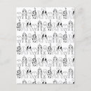 Search for black and white drawing postcards Cute