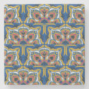 Search for blue ceramic coasters Watercolor