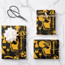 Search for black history wrapping paper Gold
