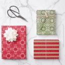 Search for vintage red wrapping paper Striped
