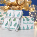 Search for green pine trees wrapping paper Pattern