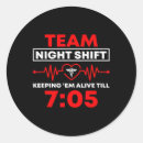 Search for night shift stickers Hospital