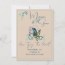 Search for blue orchid save the dates Floral