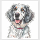Search for english setter stickers Puppy