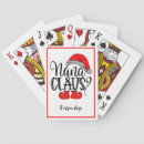 Search for santa claus playing cards Humour