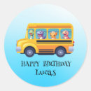 Search for bus birthday stickers Back to school