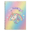 Search for unicorn glitter notebooks Pastel