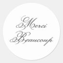 Search for merci beaucoup stickers Elegant
