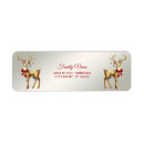 Search for reindeer return address labels Elegant