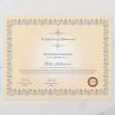 Search for certificate flyers Achievement
