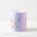 Search for pink and blue floral mugs Pretty