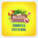 Search for fun beach stickers Blue