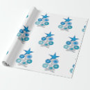 Search for blue christmas wrapping paper Star
