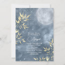 Search for moon birthday invitations Gold