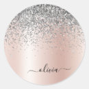 Search for blush and silver stickers Glam