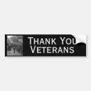 Search for thank you veterans bumper stickers Military