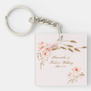 Search for beautiful wedding key rings Gold