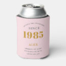 Search for 40th birthday can coolers 40 years old