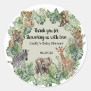 Search for jungle safari baby shower stickers Boy