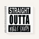 Search for bible study notebooks Black and white