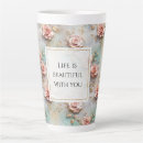 Search for beautiful pink rose mugs For her