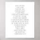 Search for love is patient love is posters Modern
