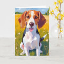 Search for beagle cards Watercolor