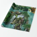 Search for lakes wrapping paper Fantasy