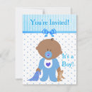 Search for african 4x5 invitations Blue