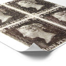 Search for postage stamp posters Black and white
