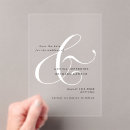 Search for acrylic save the dates Black and white