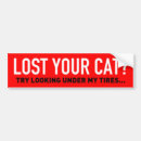 Search for offensive bumper stickers Cats