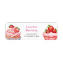 Search for cupcakes return address labels Cute