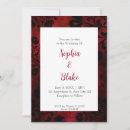 Search for dramatic wedding invitations Moody
