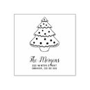 Search for trees rubber stamps Return address