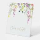 Search for floral wedding tabletop signs Wildflowers