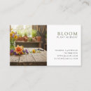 Search for plant nursery business cards Gardener