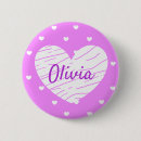 Search for heart white badges For kids