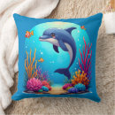 Search for cute dolphin cushions Underwater
