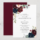 Search for burgundy and navy wedding invitations Chic