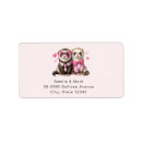 Search for couple in love return address labels Romance
