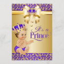 Search for gold crown baby shower invitations Royal