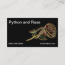 Search for python business cards Snake