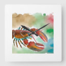 Search for lobster clocks Watercolor
